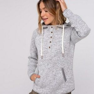 Thread and Supply Dillion fleece pullover sz L NWT